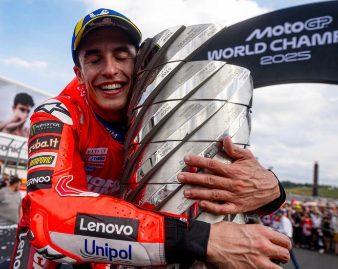 Marc Marquez, juara dunia MotoGP 2025. dok ducati
