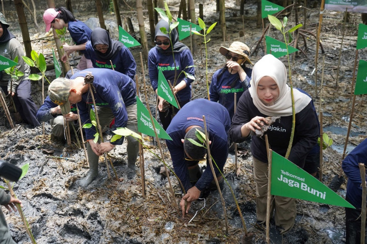 Telkomsel Jaga Bumi Carbon Offset Fase 3 Serap 824 Ton Karbon