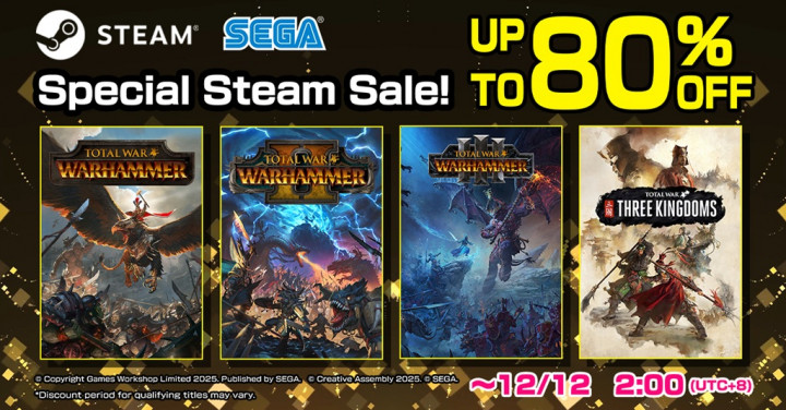 Total War Showcase Sale di Steam, Diskon Besar hingga 80% Semua Seri