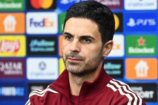 Pelatih Arsenal, Mikel Arteta (AFP/Michal Cizek)