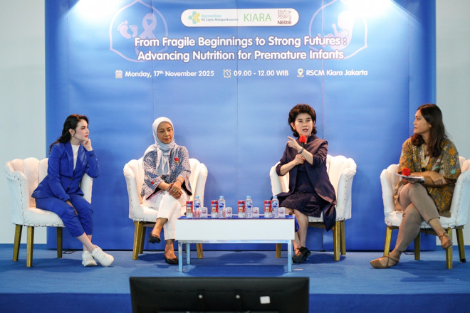 Seminar nasional “From Fragile Beginnings to Strong Futures: Advancing Nutrition for Premature Infants” digelar secara hybrid. Dok. Ist