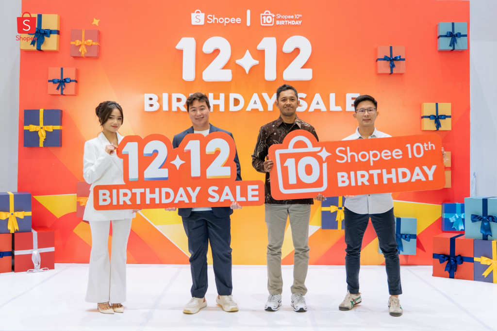Shopee Rayakan Satu Dekade Mengukir Cerita Pertumbuhan. Foto: shopee