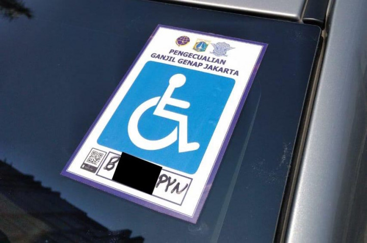 Stiker Disabilitas Anti Ganjil Genap, Ini Cara Mendapatkannya!