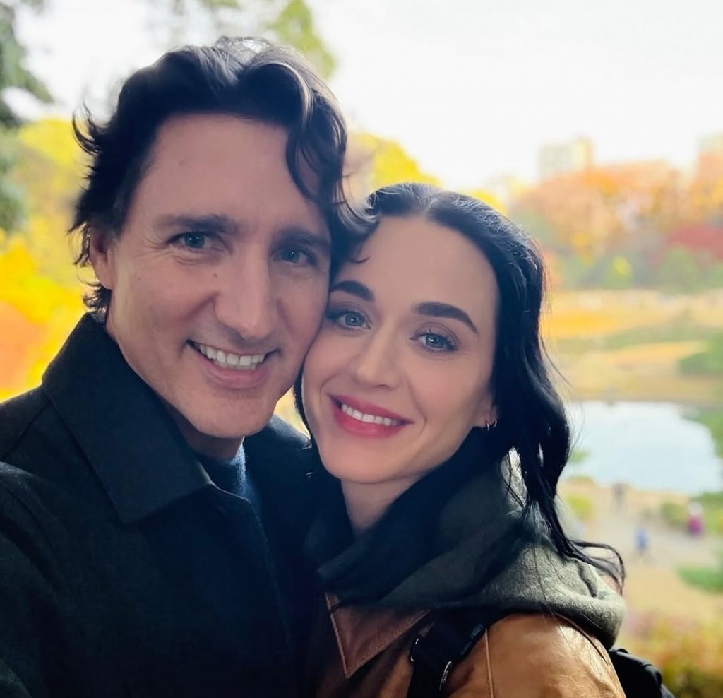 Justin Trudeau dan Katy Perry (Foto: Instagram @katyperry)