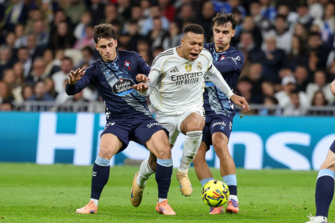 Suasana laga Ream Madrid vs Celta Vigo. (THOMAS COEX / AFP,)