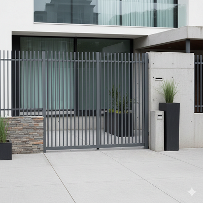 7 Inspirasi Pagar Besi Minimalis