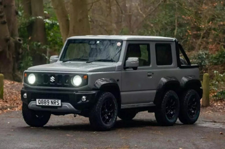 Inspirasi Suzuki Jimny 6×4, Modifikasi 'Nyeleneh's dari Inggris