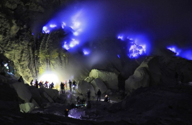 Fenomena Api Biru di Kawah Ijen. Dok. Indonesia Kaya