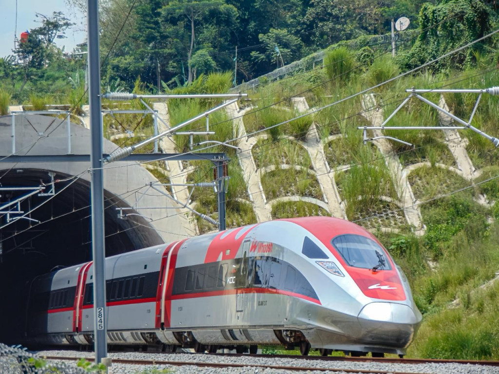 Ilustrasi Kereta Cepat Whoosh Foto: Dokumen KCIC