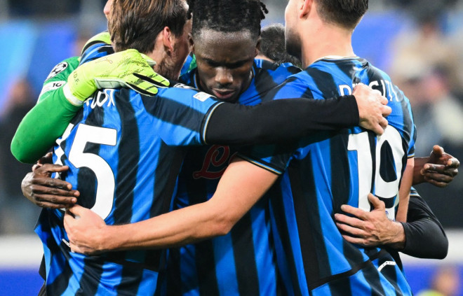Pemain Atalanta bersuka cita usai menaklukan tim berlabel juara dunia antarklub 2025 Chelsea dengan skor 2-1-Foto Alberto Pizzoli/AFP