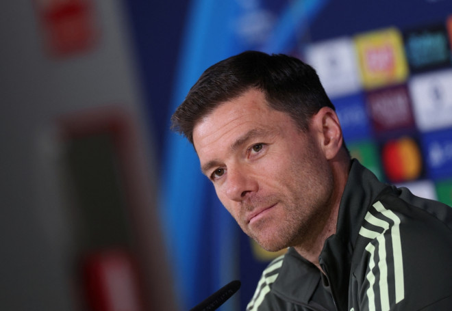Pelatih Real Madrid, Xabi Alonso (AFP/Pierre-Philippe Marcou)