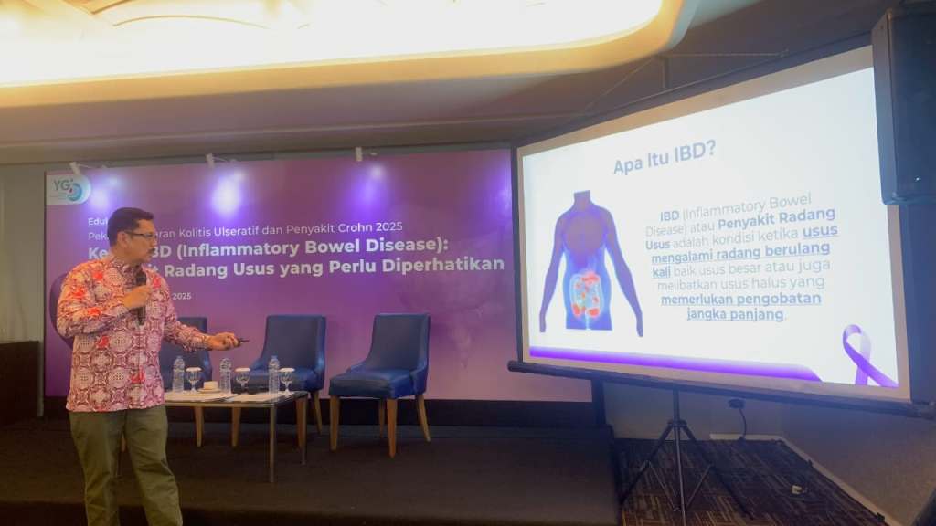 Prof. Dr. dr. Ari Fahrial Syam, MMB, SpPD, K-GEH, FACP, FACG, Dokter Spesialis Penyakit Dalam Konsultan Gastroenterologi Hepatologi. Dok. Secillia/Medcom