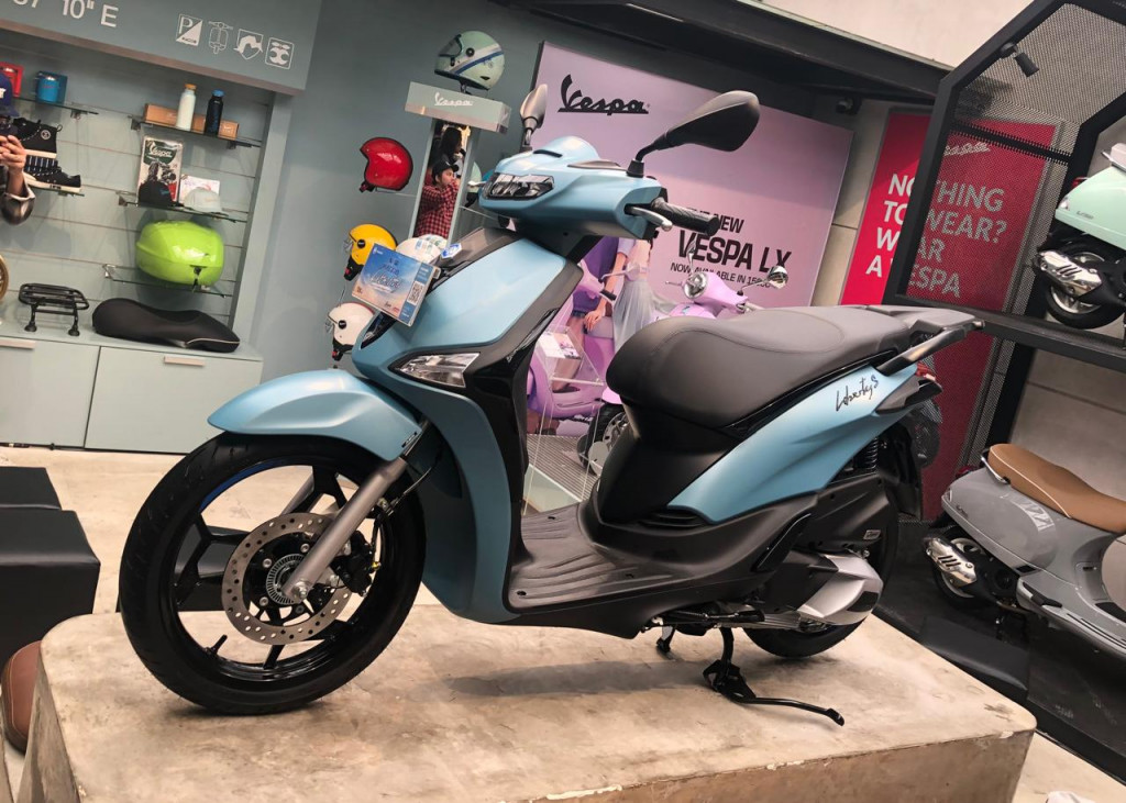 Piaggio Liberty S 2025 meluncur, menggunakan mesin i-get 125cc generasi terbaru. (foto: medcom.id)