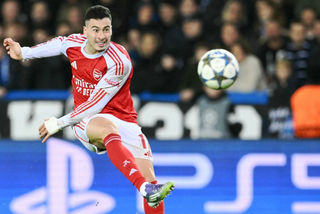 Gabrile Martinelli bantu bawa Arsenal raih hasil sempurna-Foto Nicolas Tucat/AFP