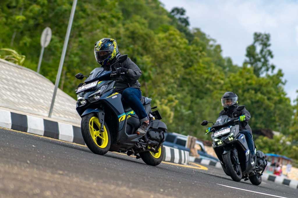 Harga OTR Jakarta Yamaha Aerox Alpha per Desember 2025. ag-alun