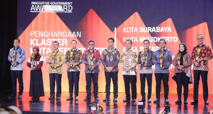 Puncak IGA 2025, Kemendagri Anugerahkan 43 Daerah Terinovatif