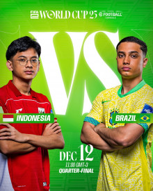 Live Streaming Indonesia vs Brasil di FIFAe World Cup 2025,