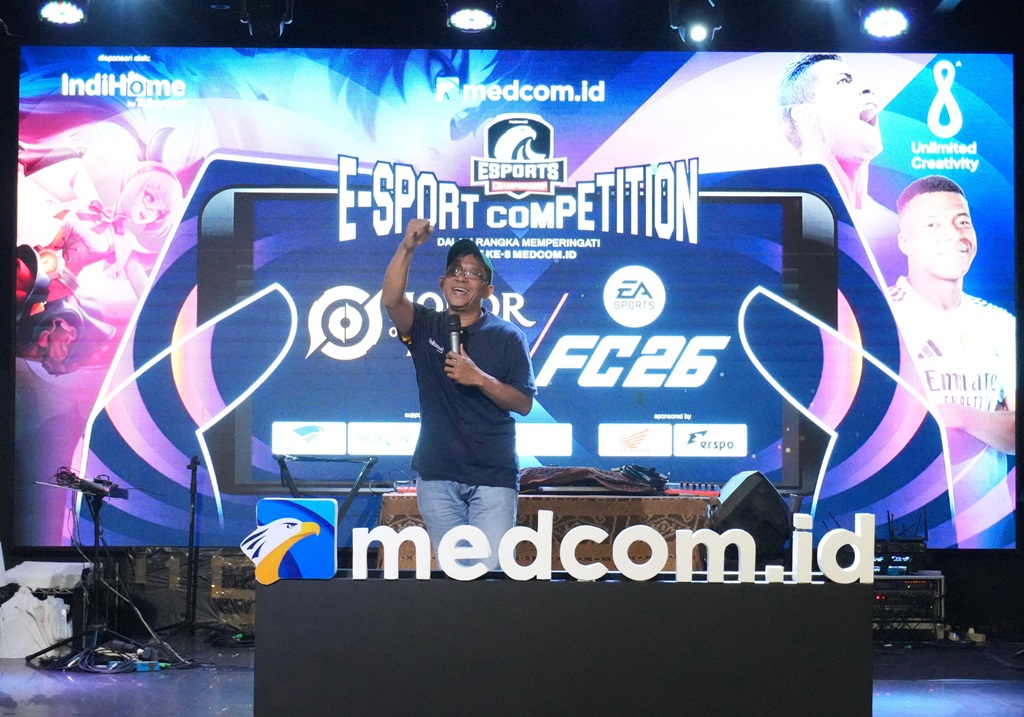 IndiHome ucapkan selamat ulang tahun ke-8 untuk Medcom dan tegaskan komitmen dukung ekosistem esports nasional dengan jaringan kuat dan kolaborasi luas.