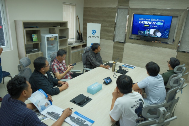 Goshen Resmikan Experience Center, Hadirkan Demo Terintegrasi Q-SYS dan Shure