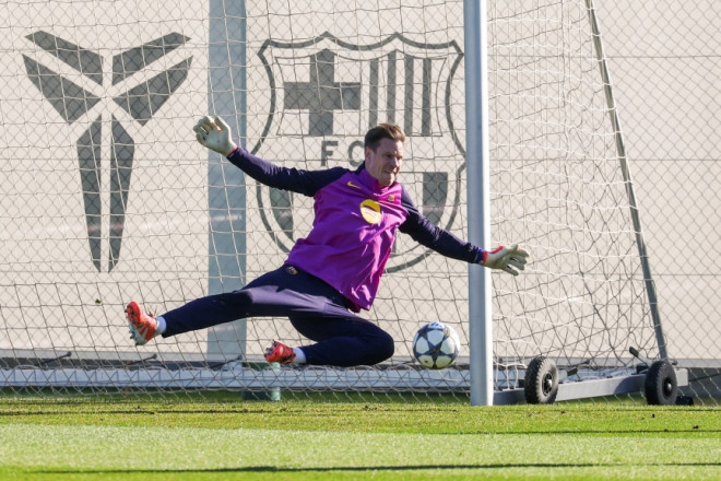 Kiper Barcelona, Marc-Andre ter Stegen (AFP/Lluis Gene)