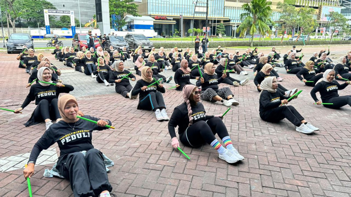 Peringati Hari Cakupan Kesehatan Semesta dengan Olahraga Pound Fit