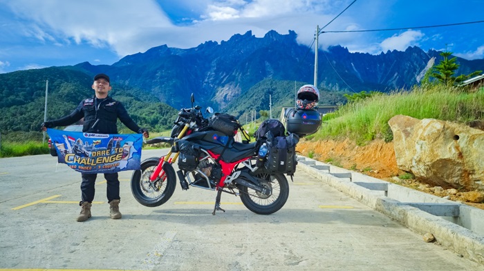 Pria Ini Tuntaskan Solo Touring Lintasi Tiga Negara Sejauh 8.300 Km
