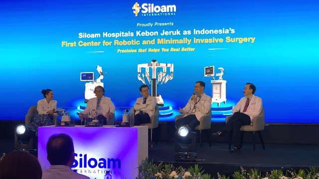   Rumah Sakit Siloam Kebon Jeruk mengadopsi teknologi robotic canggih yaitu sistem Da Vinci Xi dan Biobot. (Foto: Dok. Medcom.id/Secillia Nur Hafifah)