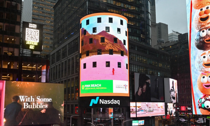 Grab Tampilkan Pesona Asia Tenggara Lewat Billboard Digital di Times Square