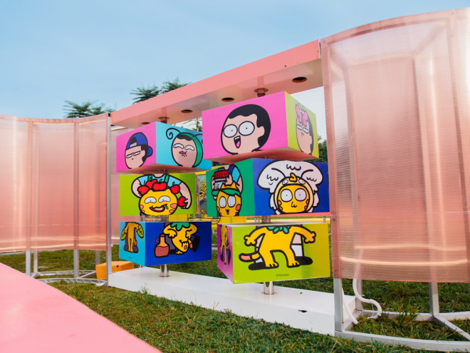 Instalasi Komik Tahilalats (Foto: instagram)