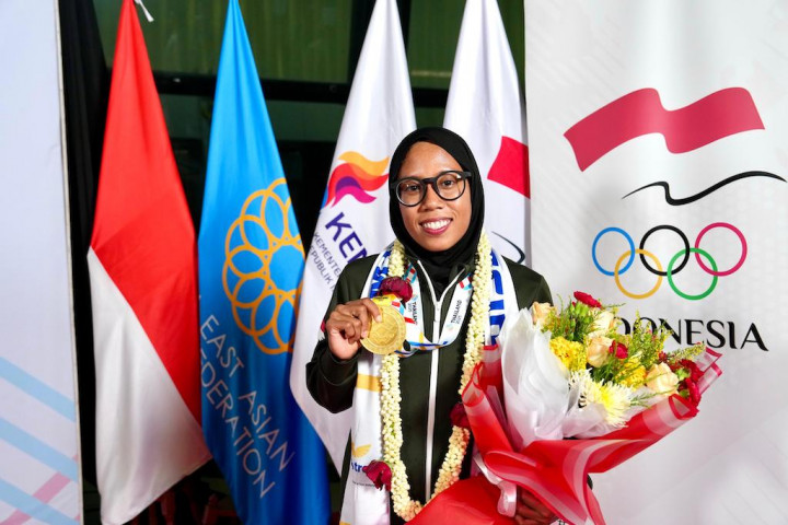 Panas dan Medan Berat tak Halangi Dea Salsabila Sumbang Emas Pentathlon