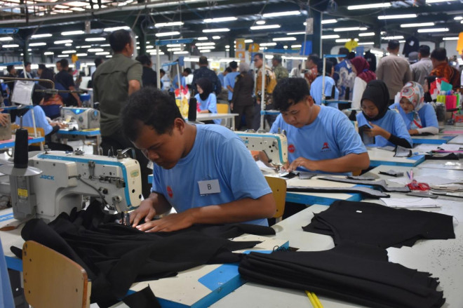 Pabrik garmen di bawah pengelolaan PT Wong Hang Bersaudara (WHB). Foto: Istimewa.