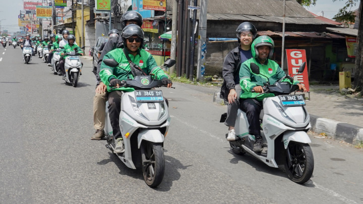 Ojek Motor Listrik Kian Menjamur di Yogyakarta