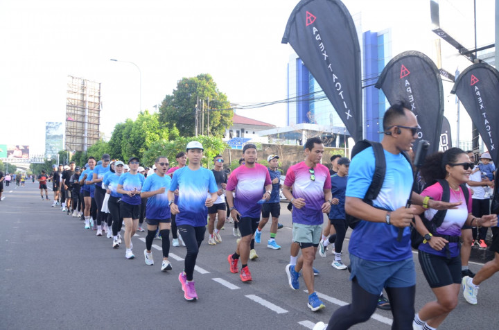 Komunitas Lari Bekasi Tumpah Ruah Ikuti Fun Run Apex Tactix