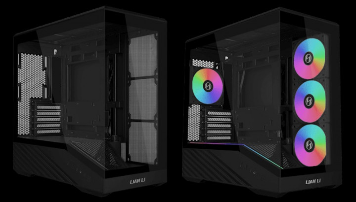 Lian Li Vector V100 Mini, Casing mATX Ringkas Visibilitas 270 Derajat