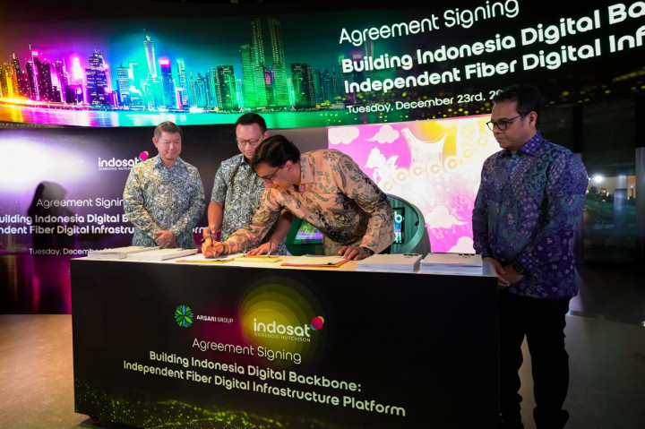 Indosat Bentuk Perusahaan Patungan Serat Optik Digital Senilai Rp14,6 Triliun