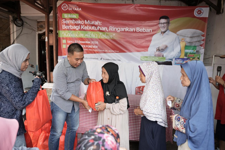 Sembako Murah Digelar di Kramat Jati, Targetkan 100 Warga Prasejahtera