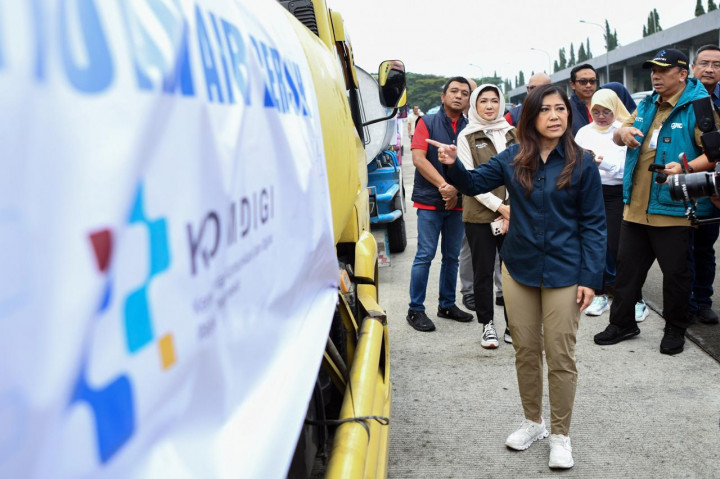 Komdigi Kirim 118 Tangki Air Bersih dan Pulihkan Jaringan Komunikasi di Aceh Tamiang
