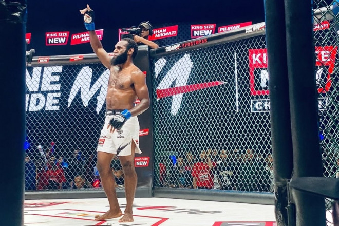 Atlet MMA One Pride Indonesia asal Papua, Ikhsan Lani. (Foto: Instagram Ikhsan Lani)
