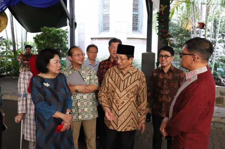 Menag Pantau Pembangunan Terowongan Silahturahmi