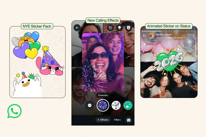WhatsApp Hadirkan Fitur Perayaan Spesial untuk Sambut Tahun Baru 2026