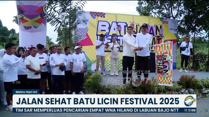 Puluhan Ribu Warga Ramaikan Jalan Sehat Batulicin Festival 2025