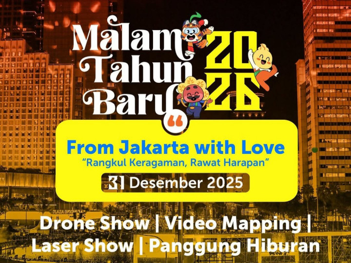 Tanpa Kembang Api, Ini Rangkaian Acara Malam Tahun Baru Gratis di Jakarta