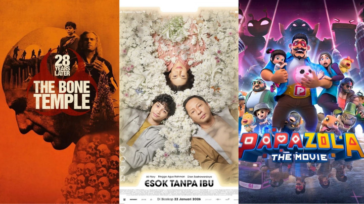 22 Film Bioskop Terbaru Januari 2026: Indonesia, Hollywood, dan Asia yang Wajib Tonton