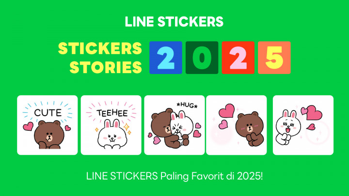 Deretan Stiker Favorit Pengguna Indonesia di Line Sepanjang 2025