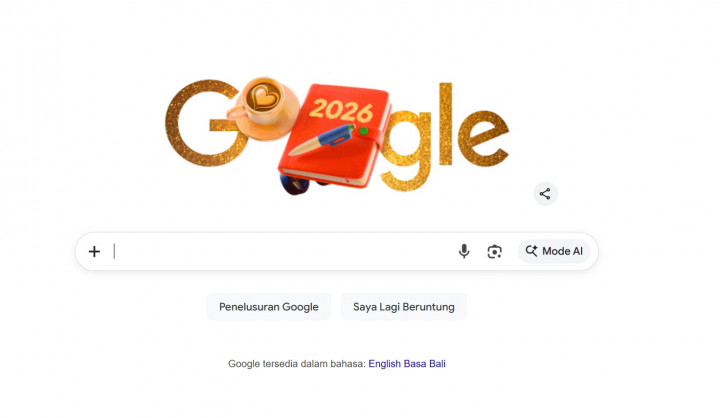 Google Doodle Hari Ini Terinspirasi dari Resolusi 2026