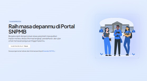 Registrasi akun SNPMB Siswa 2026