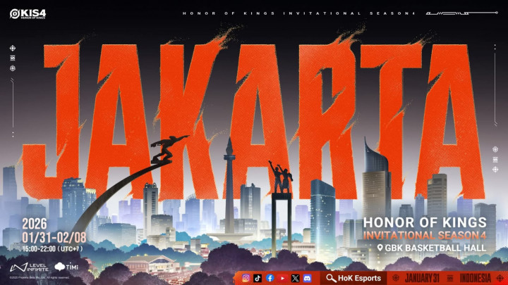 Jakarta Resmi Jadi Tuan Rumah Honor of Kings Invitational Season 4 2026