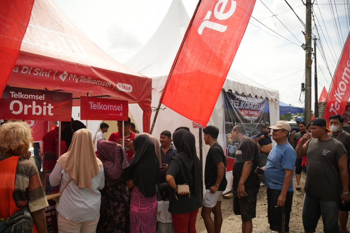Telkomsel Perkuat Konektivitas Huntara Aceh Tamiang melalui Kolaborasi Telkom Group dan Danantara