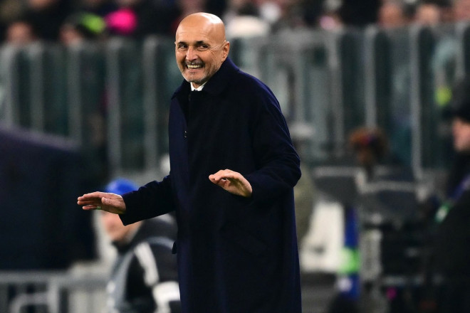 Pelatih Juventus Luciano Spalletti. (MARCO BERTORELLO / AFP)