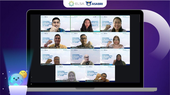 ASABRI Siapkan Pemimpin Berdaya Saing Global Lewat Program Bahasa Inggris AI Bersama ELSA Speak